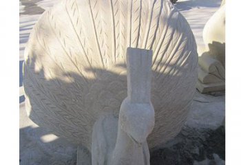 优雅高贵的孔雀石雕