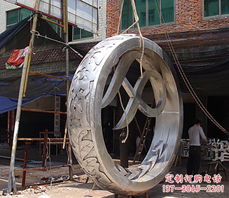 圆环雕塑 - 锻造/不锈钢/圆环/景观 圆环雕塑 - 锻造/不锈钢/圆环/景观