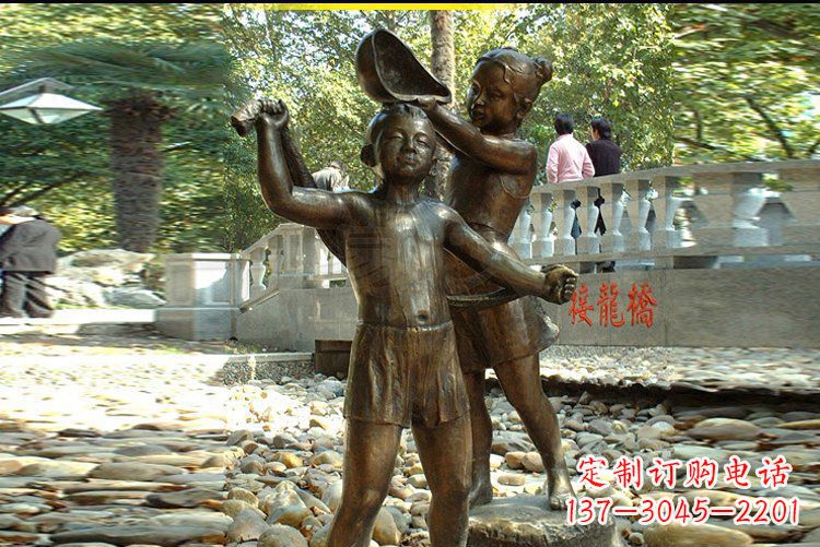 优雅可爱的儿童雕塑 优雅可爱的儿童雕塑