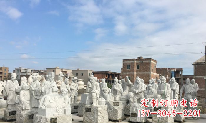 二十四孝古代人物石雕