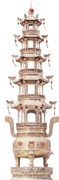 传统工艺艺术精品法门寺铜香炉雕塑 传统工艺艺术精品法门寺铜香炉雕塑
