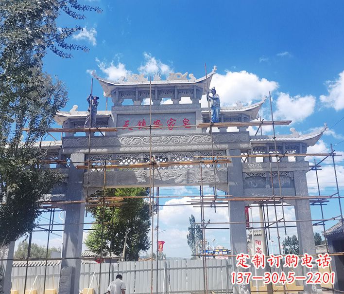 牌坊雕塑品质精湛、精致耐看 牌坊雕塑品质精湛、精致耐看