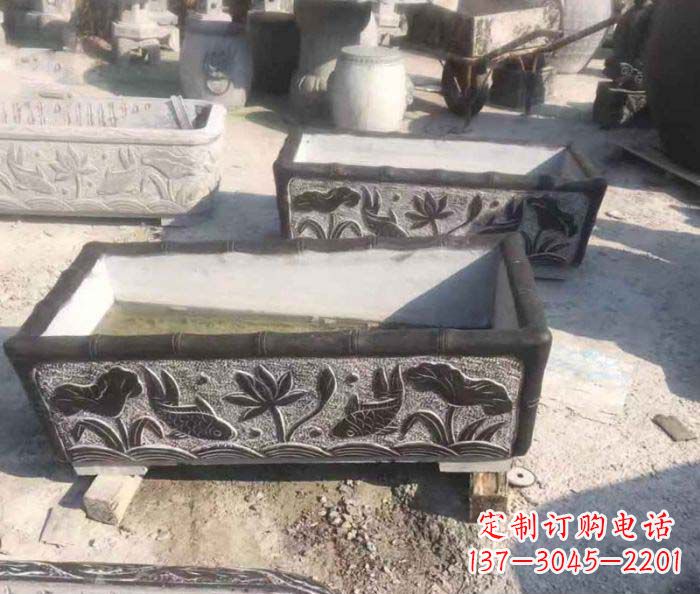 水缸雕塑 - 方形/仿古/水缸 水缸雕塑 - 方形/仿古/水缸