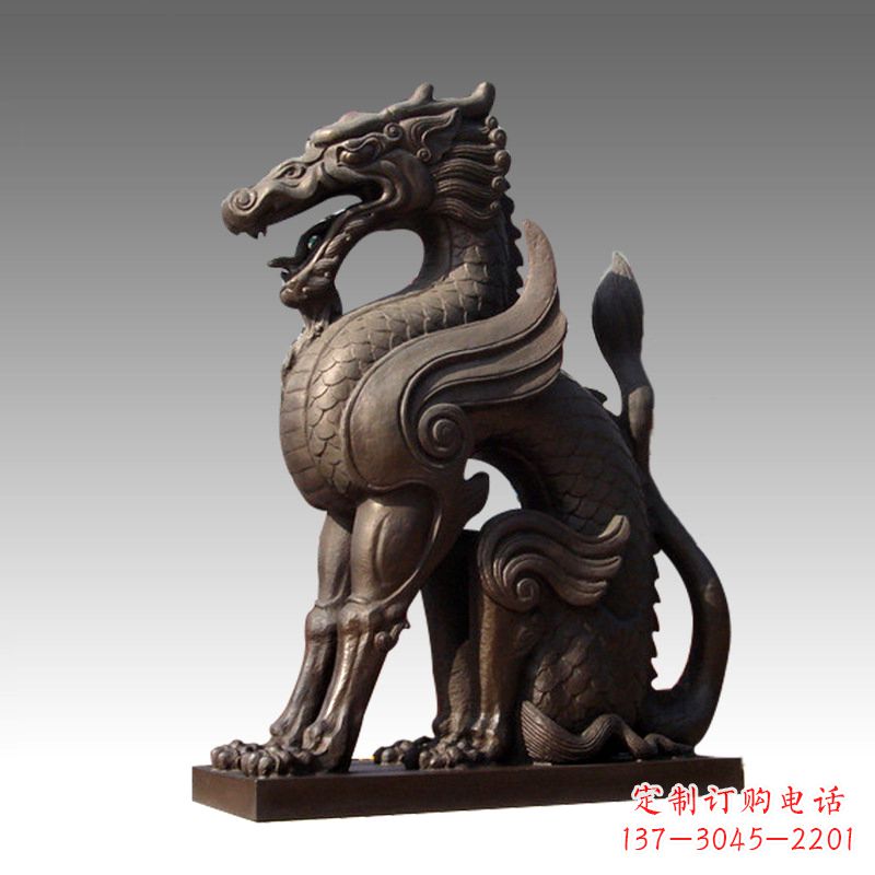子龙雕塑 - 仿古/子龙/铜雕