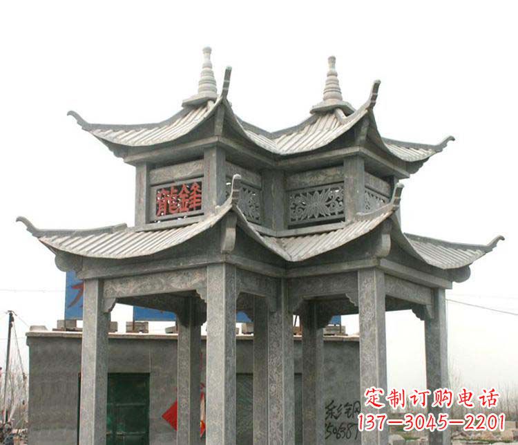 仿古凉亭石雕