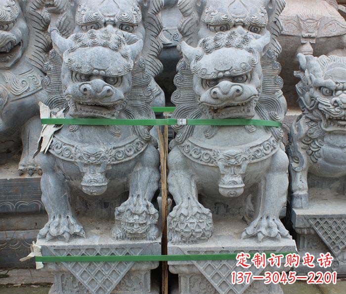 仿古狮子石雕,让您的空间更加出众 仿古狮子石雕,让您的空间更加出众