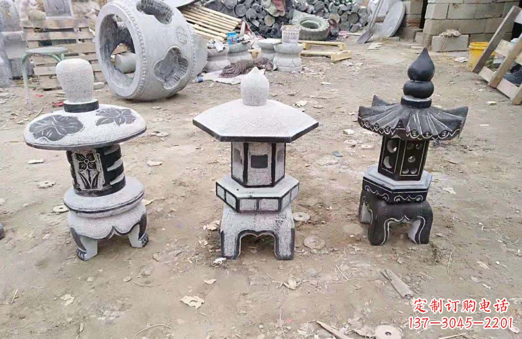 传统仿古石灯雕塑 传统仿古石灯雕塑