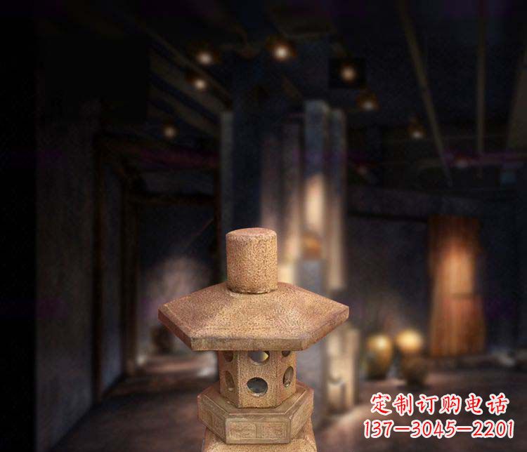 仿古石灯公园石雕