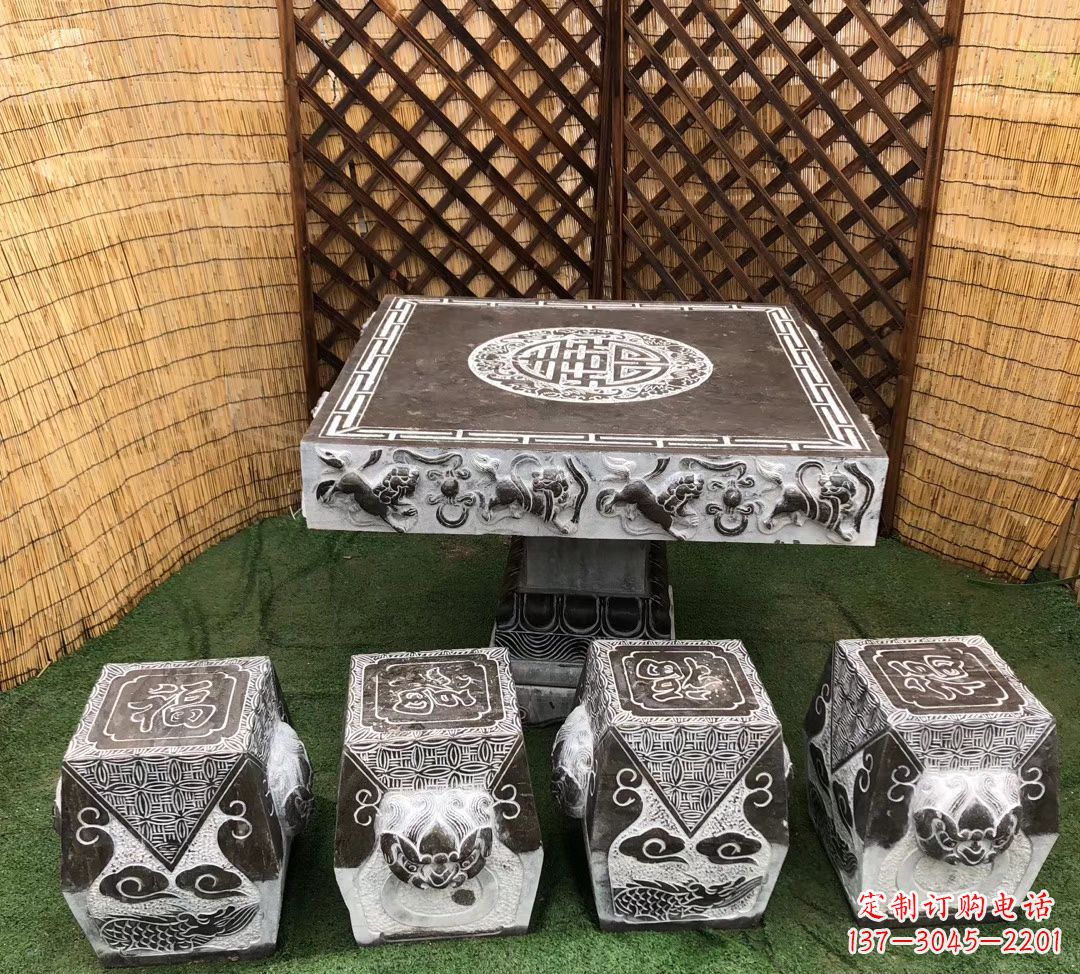 景观石雕塑 - 仿古/石桌凳/公园/景观石 景观石雕塑 - 仿古/石桌凳/公园/景观石