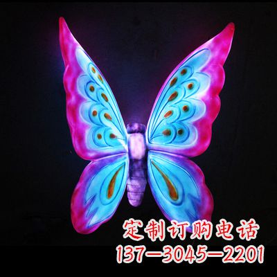 仿真蝴蝶_大号粉色发光款73x50x30