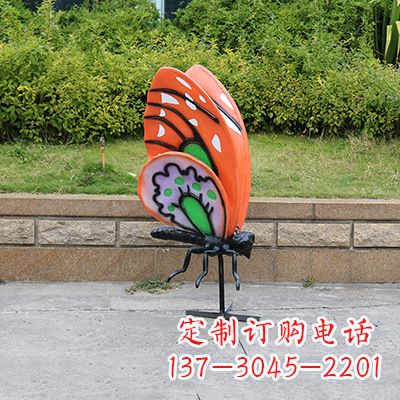 仿真蝴蝶_大号蝴蝶红色款116x75x160