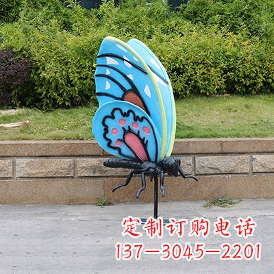 仿真蝴蝶_大号蓝色款116x75x160