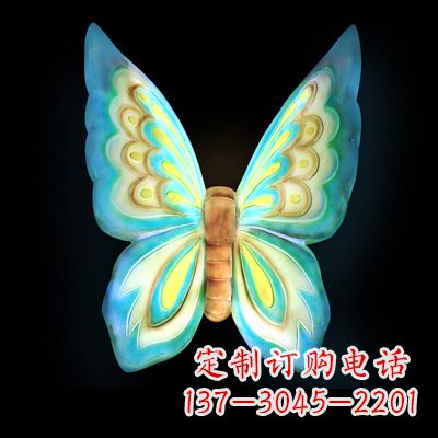 仿真蝴蝶_大号蓝色发光款73x50x30