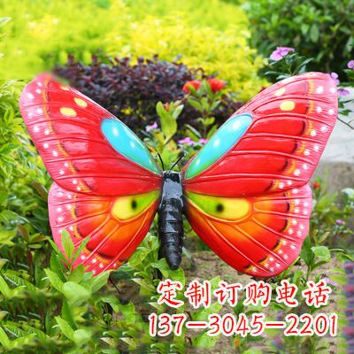 仿真蝴蝶_红色款35x65x42