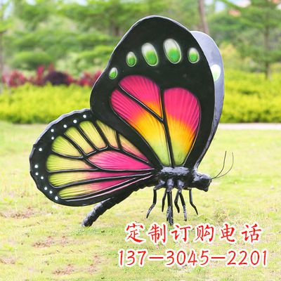 蝴蝶雕塑 - 仿真/蝴蝶/红色/405x78x110 蝴蝶雕塑 - 仿真/蝴蝶/红色/405x78x110
