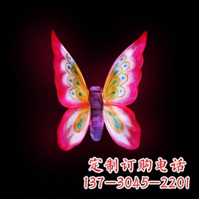 仿真蝴蝶_小号红色发光款37x48x20