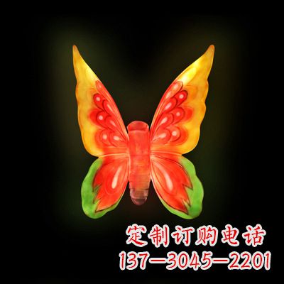 小号雕塑 - 仿真/蝴蝶/小号/黄色/发光/37x48x20 小号雕塑 - 仿真/蝴蝶/小号/黄色/发光/37x48x20