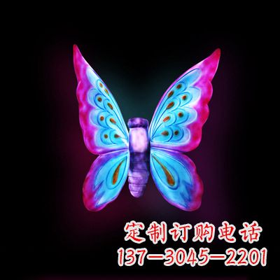 小号雕塑 - 仿真/蝴蝶/小号/粉色/发光/37x48x20 小号雕塑 - 仿真/蝴蝶/小号/粉色/发光/37x48x20