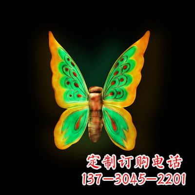 小号雕塑 - 仿真/蝴蝶/小号/绿色/发光/37x48x20 小号雕塑 - 仿真/蝴蝶/小号/绿色/发光/37x48x20