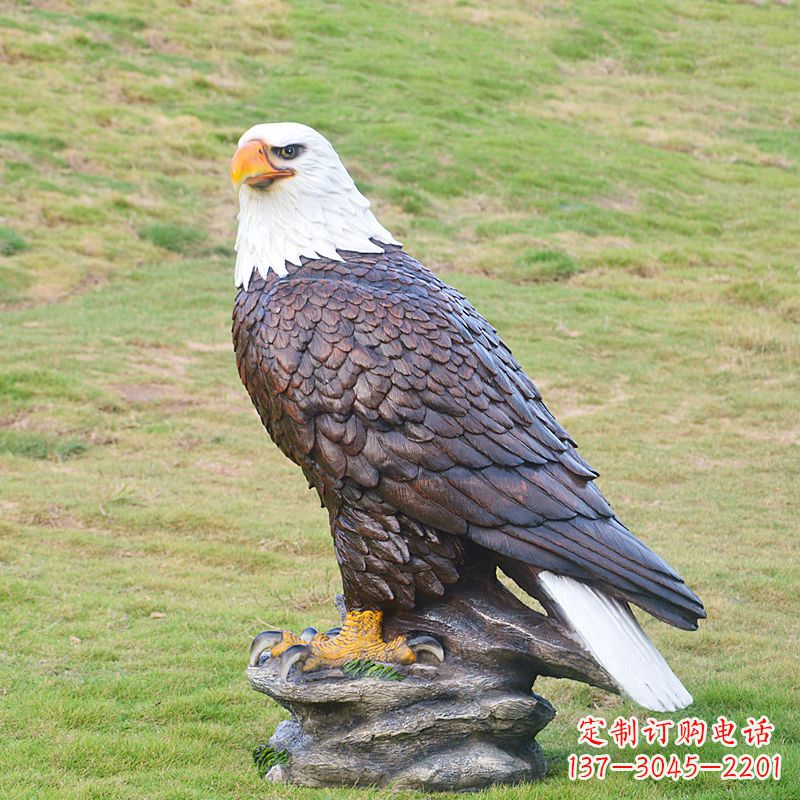 仿真老鹰玻璃钢雕塑 (2)