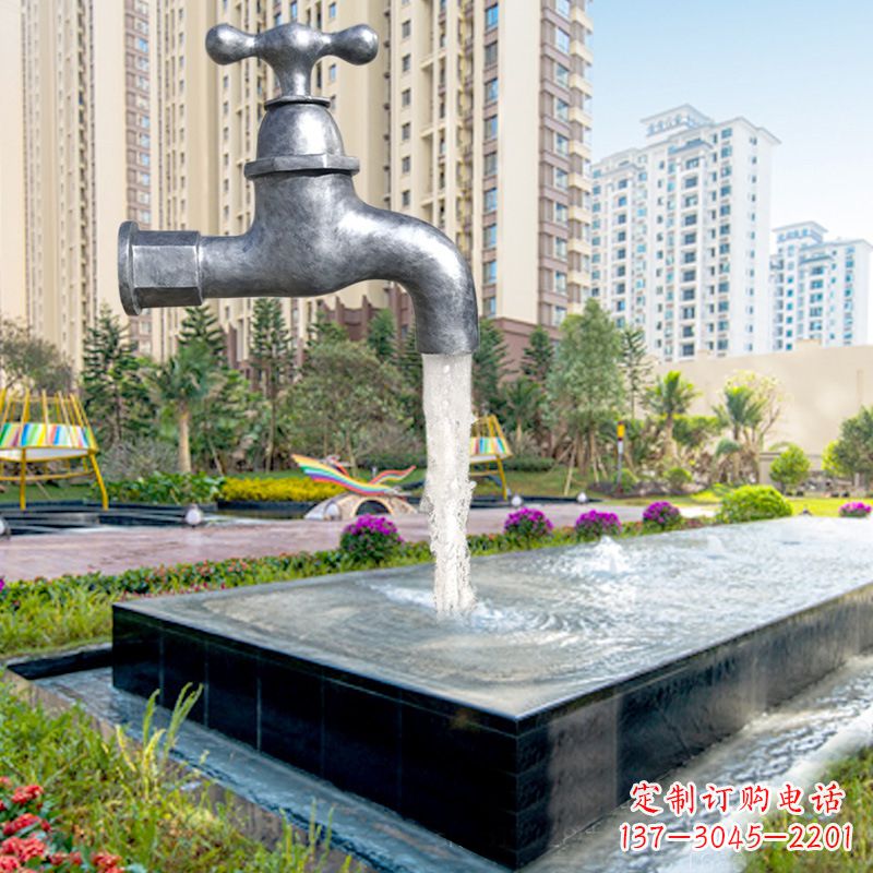 水龙头雕塑 - 仿真/水龙头/流水/喷泉 水龙头雕塑 - 仿真/水龙头/流水/喷泉