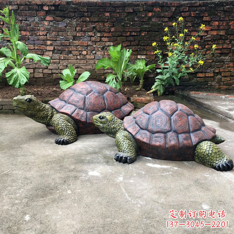 精致细腻的乌龟雕塑 精致细腻的乌龟雕塑