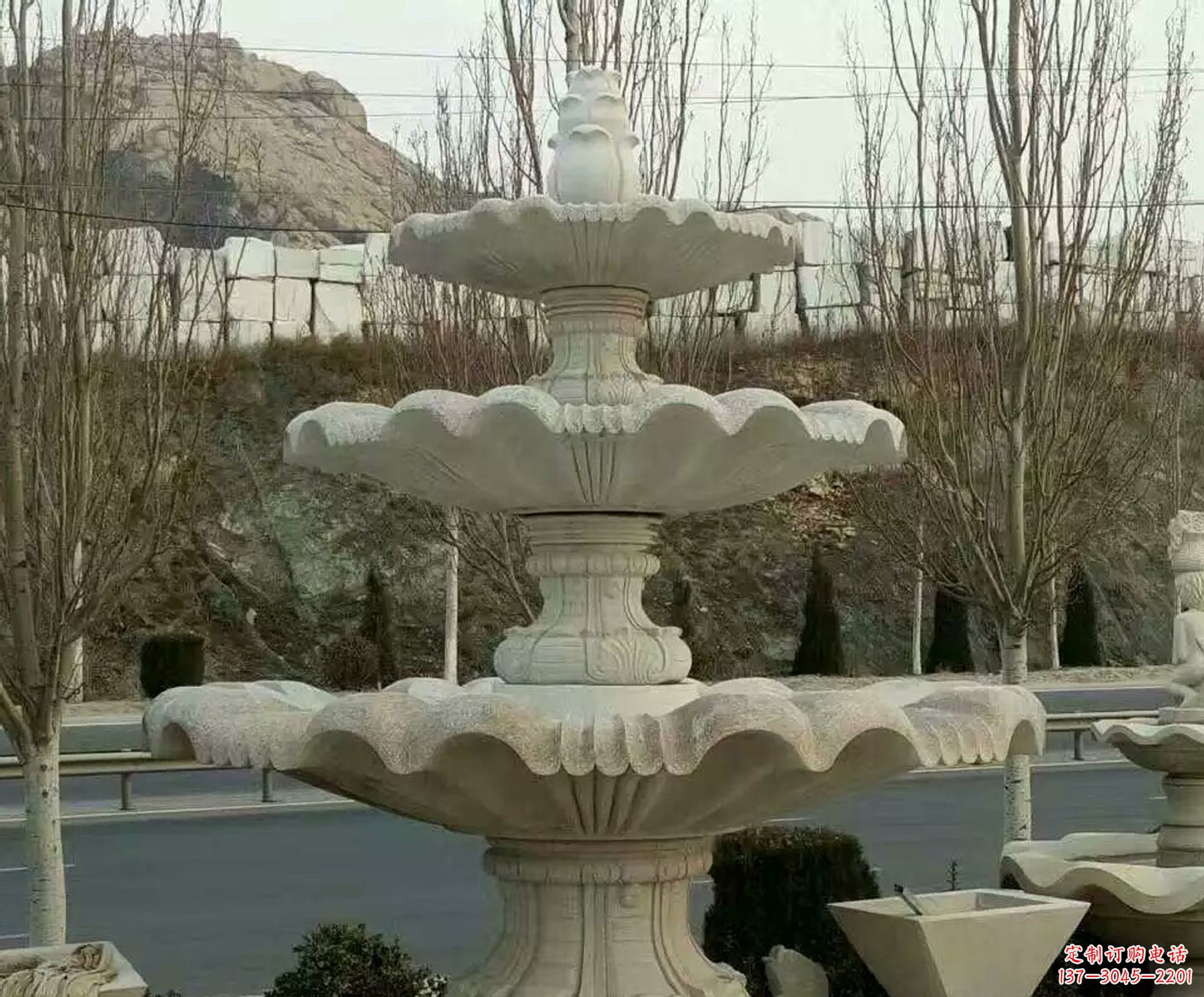风水球假山