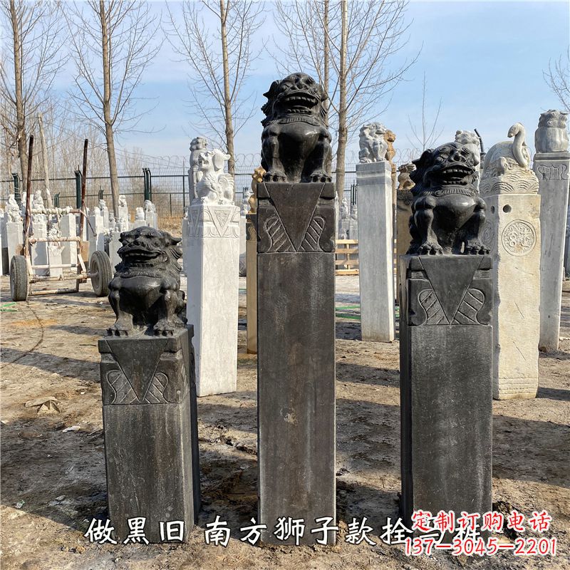 高品质拴马桩雕塑 高品质拴马桩雕塑