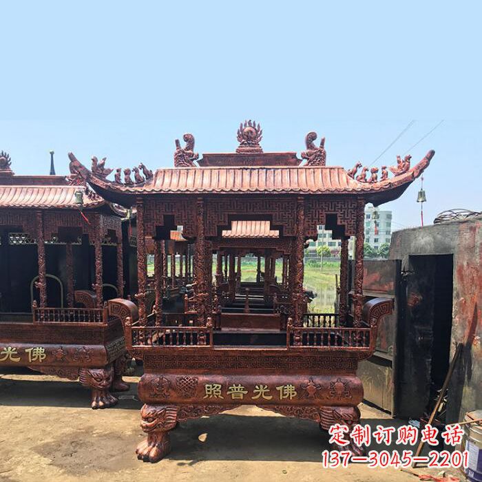 佛光普照香炉雕塑