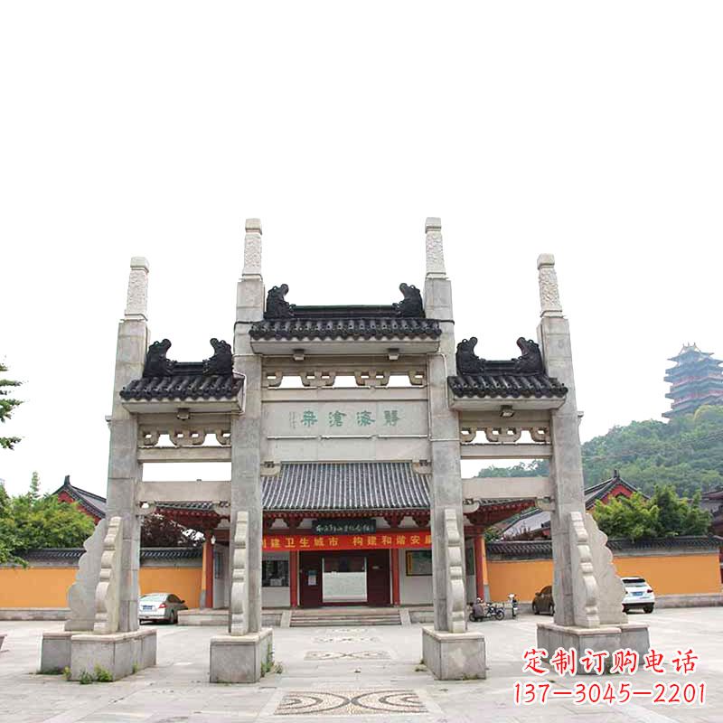佛教景区石牌坊