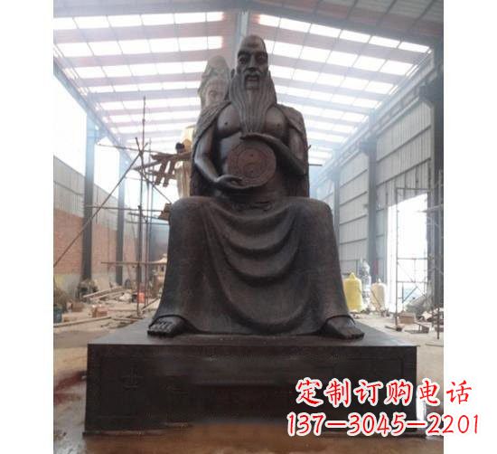 伏羲铜雕
