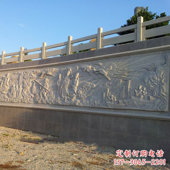 佛教文化汉白玉浮雕墙