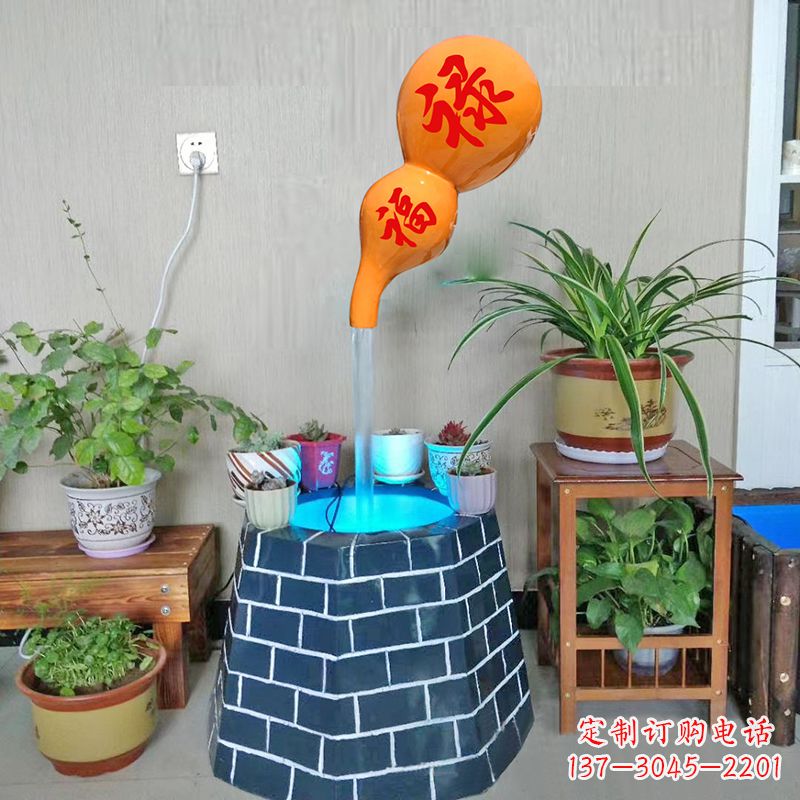 福禄葫芦艺术陶瓷雕塑 福禄葫芦艺术陶瓷雕塑