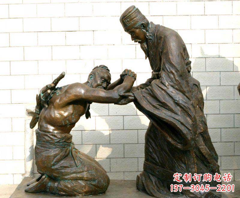 负荆请罪/古代/名人/铜雕-负荆请罪古代名人铜雕 负荆请罪/古代/名人/铜雕-负荆请罪古代名人铜雕