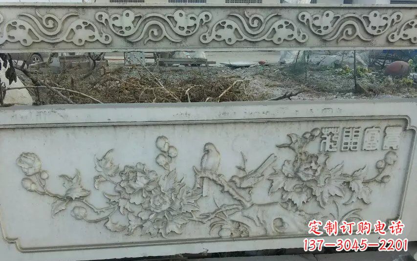 富贵雕塑 - 富贵/花开/浮雕/栏板 富贵雕塑 - 富贵/花开/浮雕/栏板