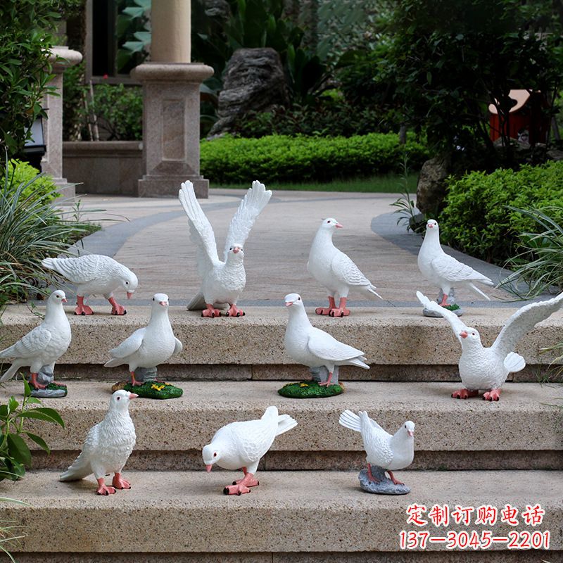 鸽子抽象雕塑