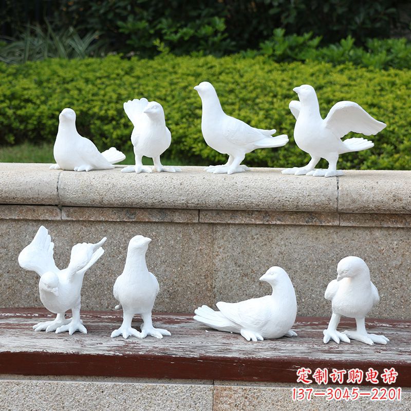鸽子铜雕