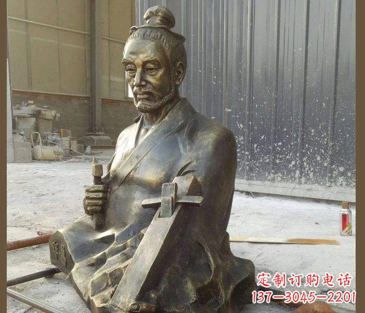 青铜鲁班雕塑,赞颂传统工匠精湛技艺 青铜鲁班雕塑,赞颂传统工匠精湛技艺
