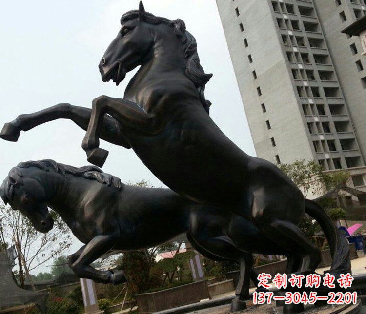 奔马雕塑 - 公园/奔马/动物 奔马雕塑 - 公园/奔马/动物