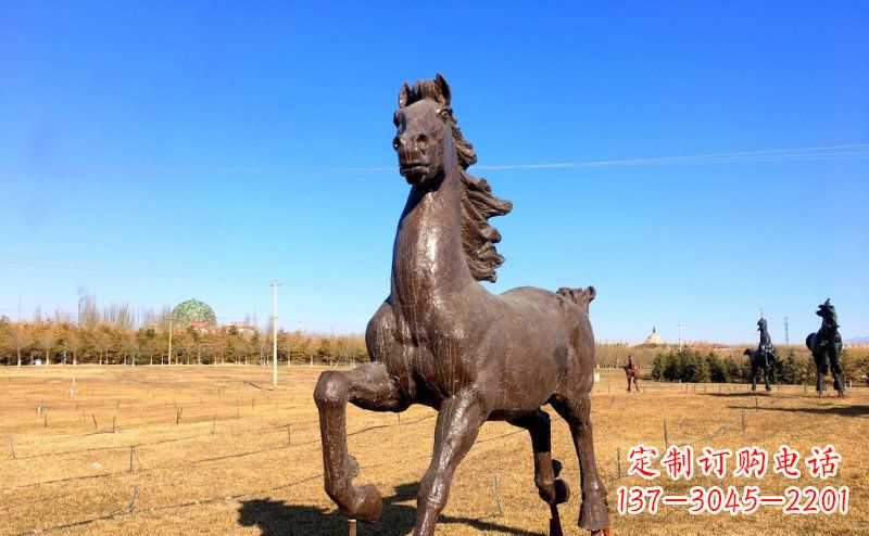 公园/奔跑/动物/铜雕-公园奔跑的马动物铜雕 (3) 公园/奔跑/动物/铜雕-公园奔跑的马动物铜雕 (3)