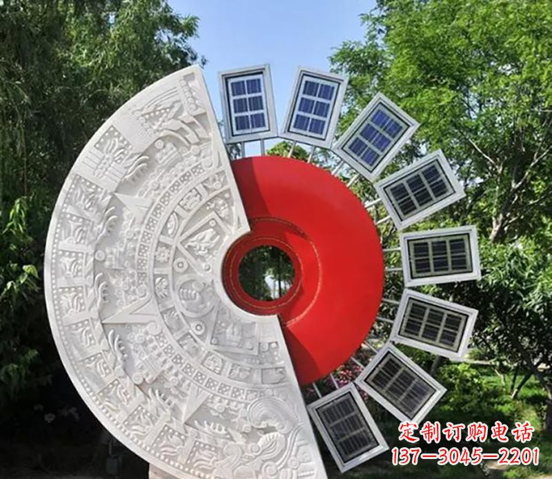  卓越的不锈钢齿轮雕塑