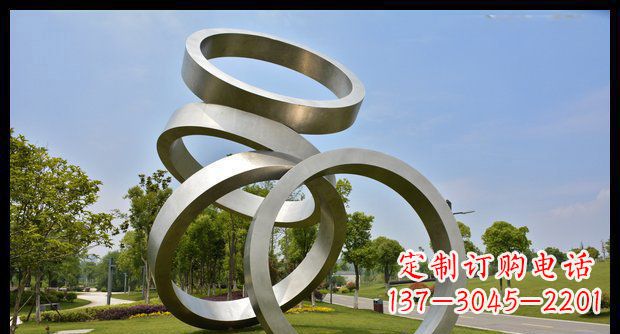 圆环雕塑 - 公园/不锈钢/圆环/景观 圆环雕塑 - 公园/不锈钢/圆环/景观