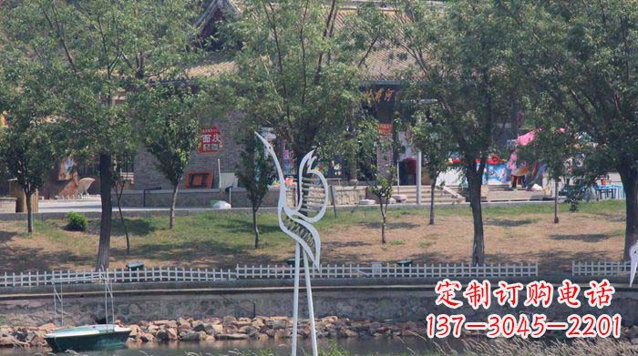 仙鹤雕塑 - 公园/不锈钢/抽象/动物/仙鹤 仙鹤雕塑 - 公园/不锈钢/抽象/动物/仙鹤