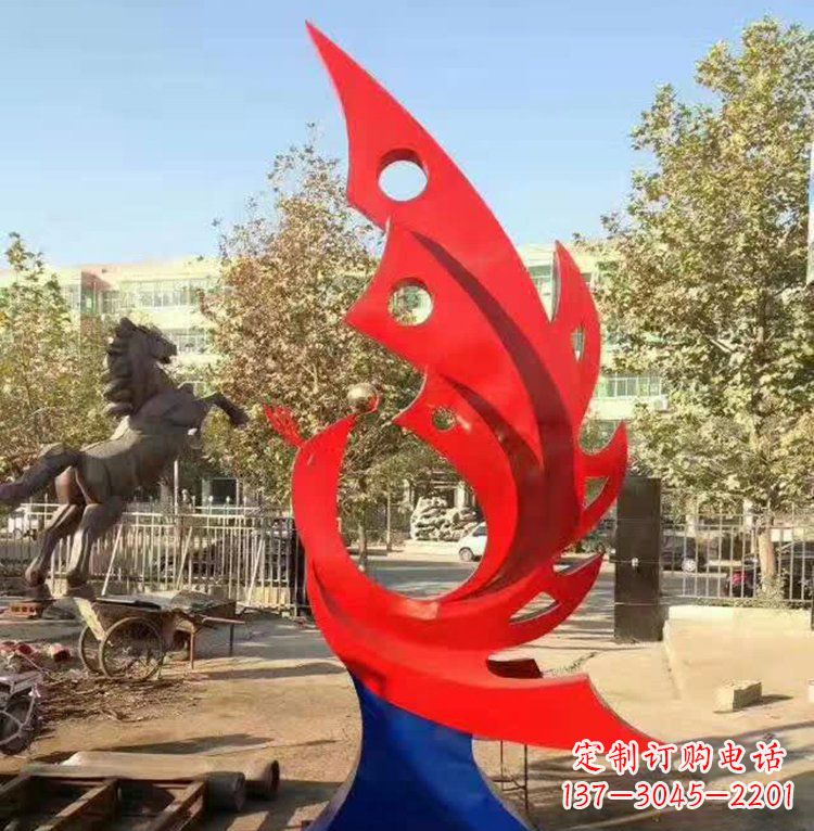 凤凰雕塑 - 公园/不锈钢/抽象/凤凰 凤凰雕塑 - 公园/不锈钢/抽象/凤凰