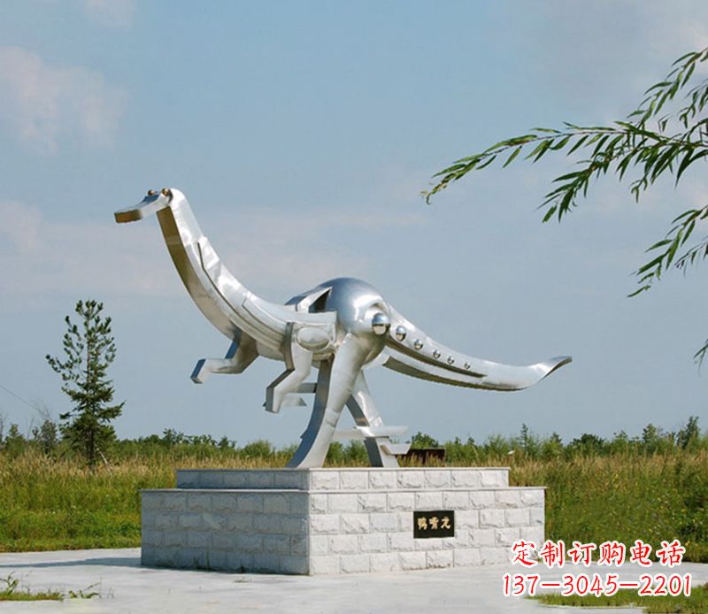 恐龙雕塑 - 公园/不锈钢/抽象/恐龙 恐龙雕塑 - 公园/不锈钢/抽象/恐龙