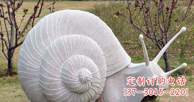 公园不锈钢抽象蜗牛雕塑