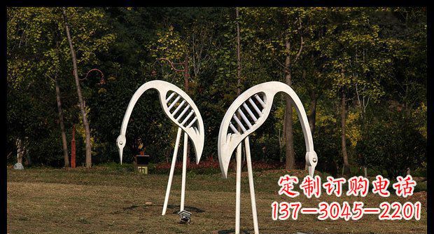 仙鹤雕塑 - 公园/不锈钢/抽象/仙鹤 仙鹤雕塑 - 公园/不锈钢/抽象/仙鹤