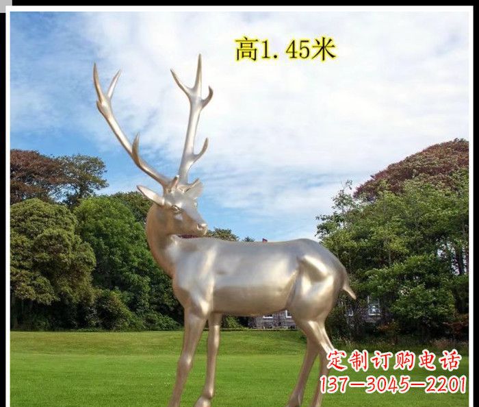 公园/不锈钢/动物-公园不锈钢动物鹿雕塑1 公园/不锈钢/动物-公园不锈钢动物鹿雕塑1
