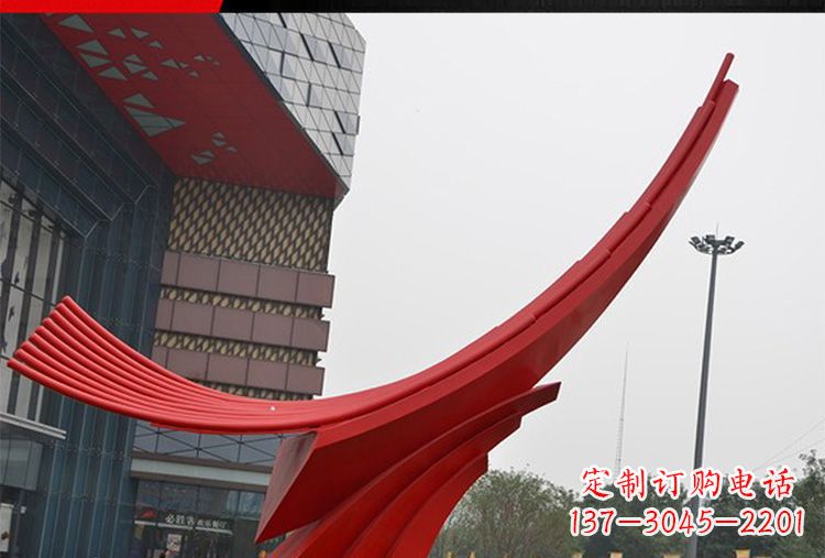 公园不锈钢飞翔景观雕塑