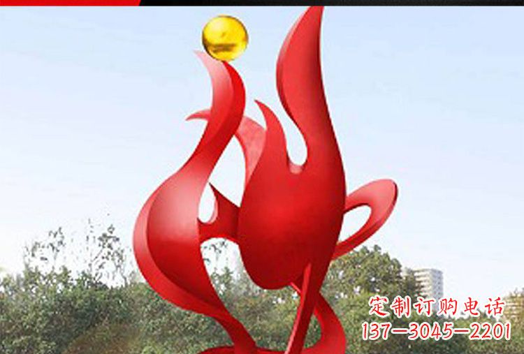 现代工艺不锈钢凤凰雕塑